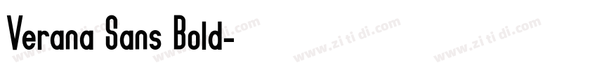 Verana Sans Bold字体转换 Verana Sans Bold字体转换